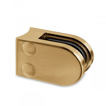 Glasklem buis Ø 38,1 – 42,4 mm zamak messing mat model 27 MINI