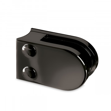 Glasklem buis Ø 38,1 – 42,4 mm zamak zwart model 27 MINI
