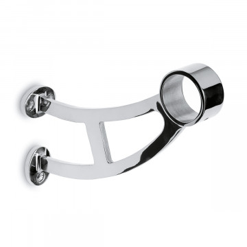 Voetsteun Fiola voor buis Ã˜ 38,1 mm zamak chroom look