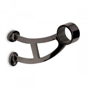 Voetsteun Fiola voor buis Ã˜ 38,1 mm zamak zwart