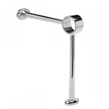 Voetsteun Barbera voor buis Ã˜ 38,1 mm zamak chroom look