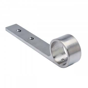 Leuninghouder Hanne voor buis Ø 38,1 mm zamak RVS look