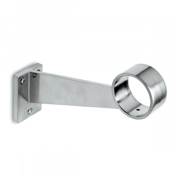 Voetsteun Sygrid voor buis Ø 38,1 mm zamak RVS look