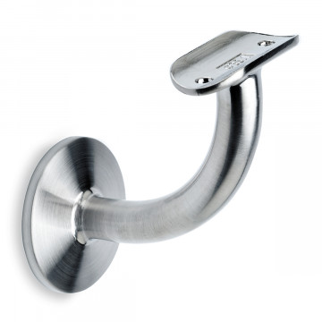 Leuninghouder Selma voor buis Ø 38,1 mm zamak RVS look
