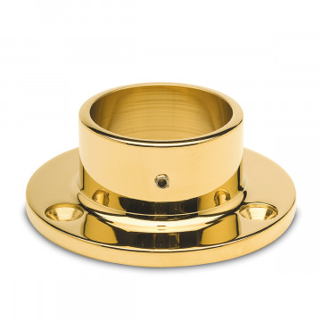 Muur en vloer flens Wally voor buis Ã˜ 50,8 mm zamak messing