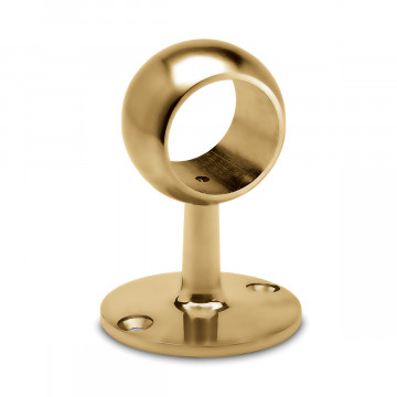 Opschuifsteun Amella voor buis Ã˜ 25,4 mm zamak messing mat