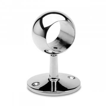 Opschuifsteun Amella voor buis Ã˜ 25,4 mm zamak chroom look