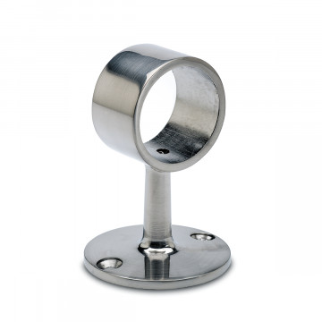 Opschuifsteun Annieta voor buis Ø 38,1 mm zamak RVS look