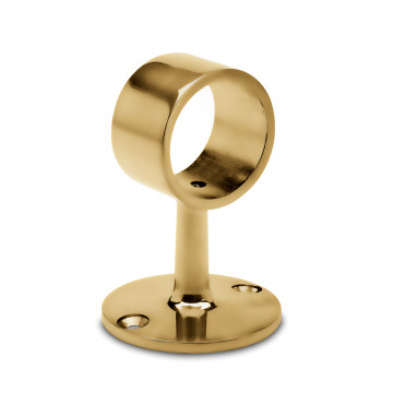 Opschuifsteun Annieta voor buis Ã˜ 38,1 mm zamak messing mat