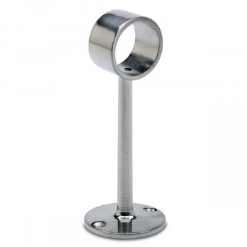 Opschuifsteun Areadne voor buis Ø 38,1 mm RVS-304 mat geslepen