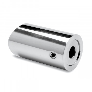 Vlakke adapter Sarleen voor buis Ã˜ 38,1 mm zamak chroom look