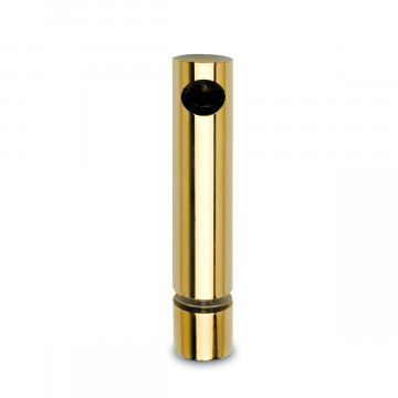 Eindsteun voor montage op glas Trine voor staf 10 mm zamak messing