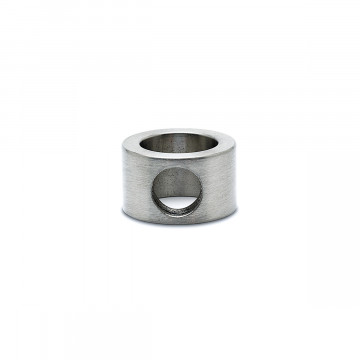 Adapter voor eindsteun Mariet voor staf 6 mm RVS-304 mat geslepen