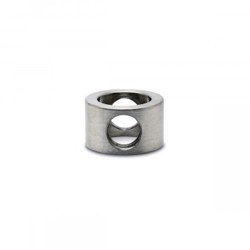 Adapter voor middensteun Bootje voor staf 6 mm RVS-304 mat geslepen