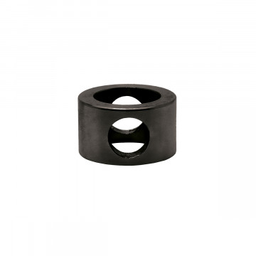 Adapter voor middensteun Bootje voor staf 10 mm zamak zwart