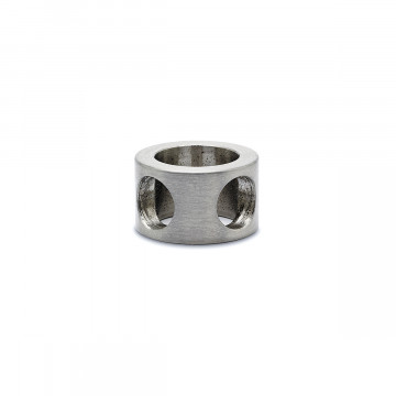 Adapter voor hoeksteun 90° Akkie voor staf 6 mm RVS-304 mat geslepen