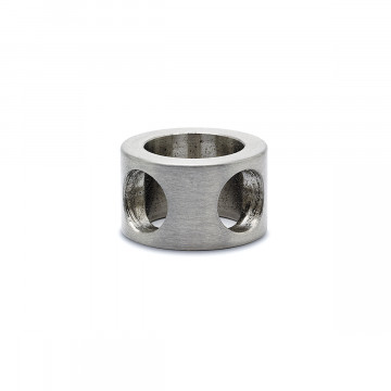 Adapter voor hoeksteun 90° Akkie voor staf 10 mm RVS-304 mat geslepen