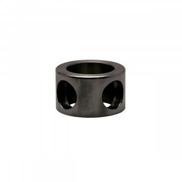 Adapter voor hoeksteun 90Â° Akkie voor staf 10 mm zamak zwart