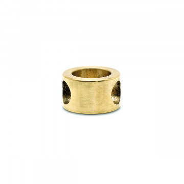Adapter voor hoeksteun 45Â° Clara voor staf 6 mm zamak messing