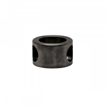 Adapter voor hoeksteun 45Â° Clara voor staf 10 mm zamak zwart
