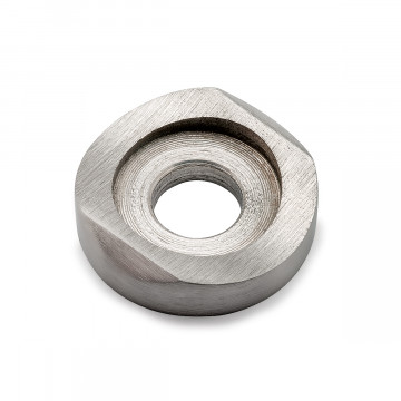Adapter voor Mini-Rail-Systeem 10 mm Brita voor buis Ø 38,1 mm RVS-304 mat geslepen