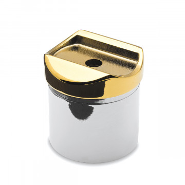 Adapter Albrun voor buis Ã˜ 38,1 mm zamak messing