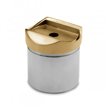 Buisadapter Ina voor buis Ã˜ 38,1 mm zamak messing mat