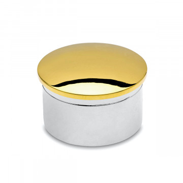 Afgeronde eindstop Hella voor buis Ã˜ 38,1 mm zamak messing