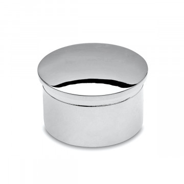Afgeronde eindstop Hella voor buis Ã˜ 38,1 mm zamak chroom look