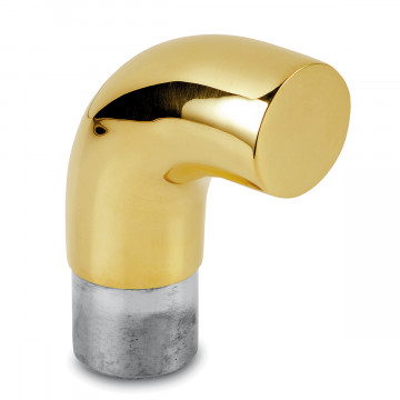 Eindknop Trudie voor buis Ã˜ 38,1 mm zamak messing