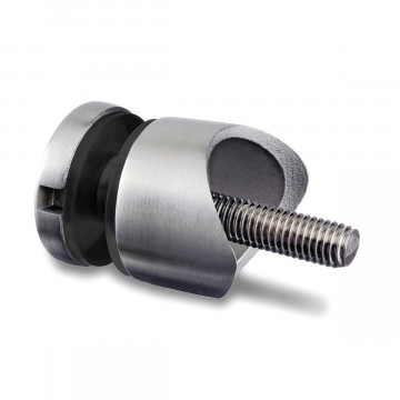 Glasbevestigingsadapter Karlijn voor buis Ø 38,1 - 42,4 mm RVS-304 mat geslepen