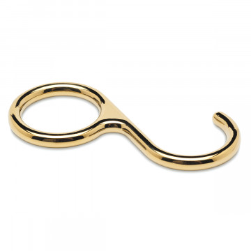 Schroefhaak Cyanne voor buis Ã˜ 25,4 mm zamak messing
