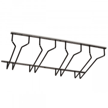 Glazenhouder Afton 350 mm zamak zwart