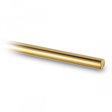 RVS rondstaf 6,0 mm RVS-304 messing