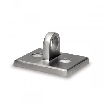 Muuroog Riete oog Ø 10,5 mm RVS-304 mat geslepen