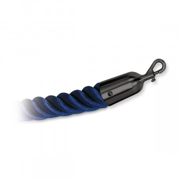 Hennep koord Syrinx 1500 mm zamak zwart