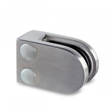 Glasklem vlak RVS-304 mat geslepen model 27 MINI