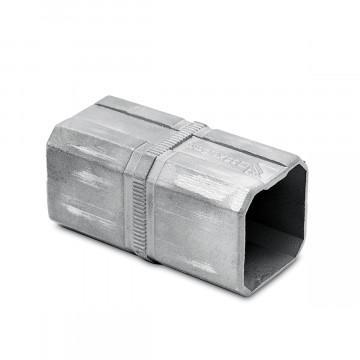 Buisverbinder voor vierkant buis Sophie voor koker 35 x 35 mm zamak onbewerkt