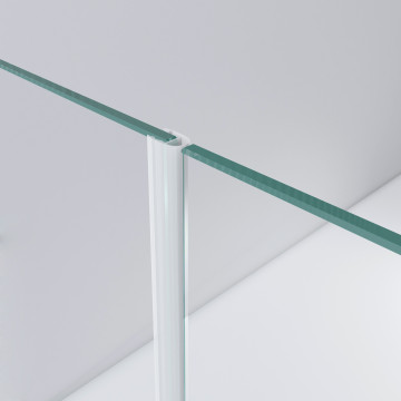 Afdichtingsprofiel met strip voor glasdeur Frences 10 mm PVC transparant