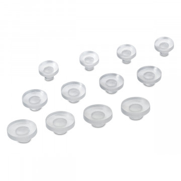 Glasnoppen Leisl 16 mm 100 stuks kunststof transparant