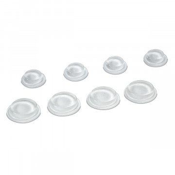 Glasbuffers voor glasplaten, zelfklevend Morgan 19 mm 1 stuk kunststof