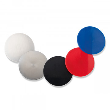 Afdekkap voor komgreep vierkant Odilia 44 mm zamak chroom look