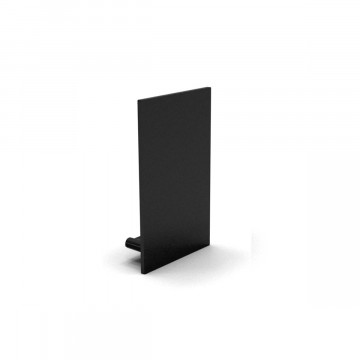 Eindkap voor U-profiel, 10 stuks Bruun 40 x 30 x 40 mm kunststof zwart