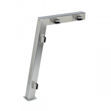 Staander Miryanne 35 x 35 mm rechter staander RVS-304 mat geslepen