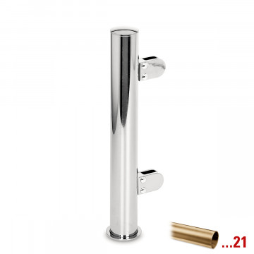 Staander Ruth Ã˜ 38,1 mm linker staander zamak messing mat