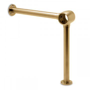 Voetsteun Wlanda voor buis Ã˜ 38,1 mm zamak messing mat