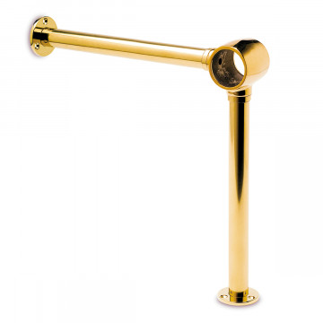 Voetsteun Wlanda voor buis Ã˜ 38,1 mm zamak messing