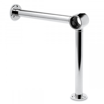 Voetsteun Eudora voor buis Ã˜ 25,4 mm zamak chroom look