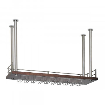 Flessenrek Corlinda Ø 38,1 mm basisdeel 2350 mm zamak RVS look