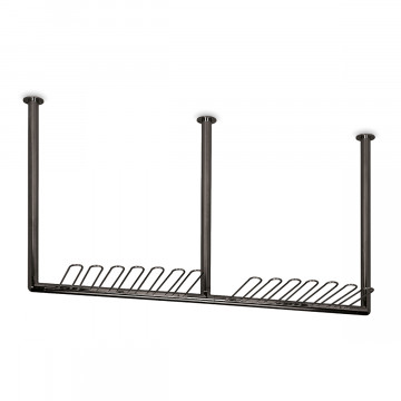 Flessenrek Zephier Ã˜ 38,1 mm middensteun zamak zwart